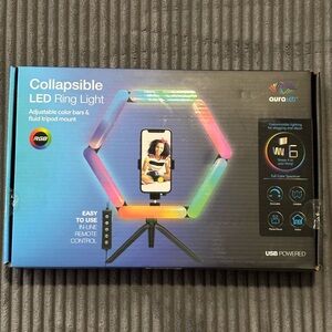 Aura LED Ring Light with RGB Colors